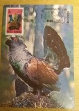 C12 - maxima Romania - tematica pasari 9 - prima zi a emisiunii sau expozitii, Romania de la 1950, Fauna