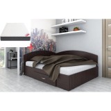 Cumpara ieftin Set Pat Colt 140 + Saltea MR, Wenge