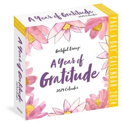 A Year of Gratitude Page-A-Day Calendar 2024 foto