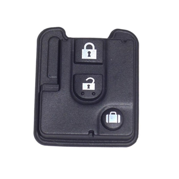 Cauciuc auto 3 butoane NI-107, compatibil cheie Nissan AllCars Cauciuc auto 3 butoane NI-107, compatibil cheie Nissan AllCars