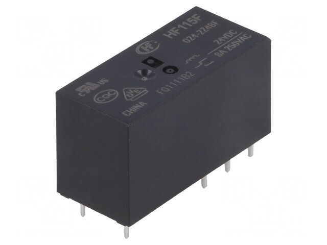 Releu Electromagnetic DPDT 24VDC 8A PCB