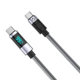 Cumpara ieftin Cablu USB Orico LDC2C 100W USB Type-C - USB Type-C 0.5m negru cu display