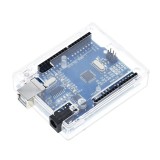 Arduino UNO R3 MEGA328P CH340G Placa Dezvoltare + Carcasa, Pini Inclusi