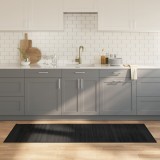 vidaXL Covor dreptunghiular, negru, 70x200 cm, bambus