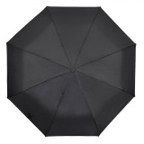 Umbrelă Pliabilă, Automată, M&acirc;ner Cauciuc, Negru, Lungime 31.5cm, Diametru 98cm
