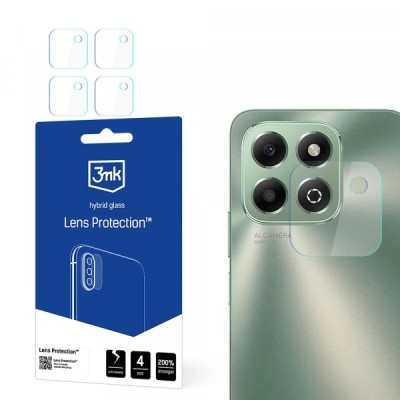 Folie de protectie Camera Spate 3MK Protection pentru Honor X6b, Sticla Securizata, Set 4 bucati, Transparenta foto
