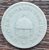 (M2222) MONEDA UNGARIA - 20 FILLER 1892, AN MAI RAR, Europa