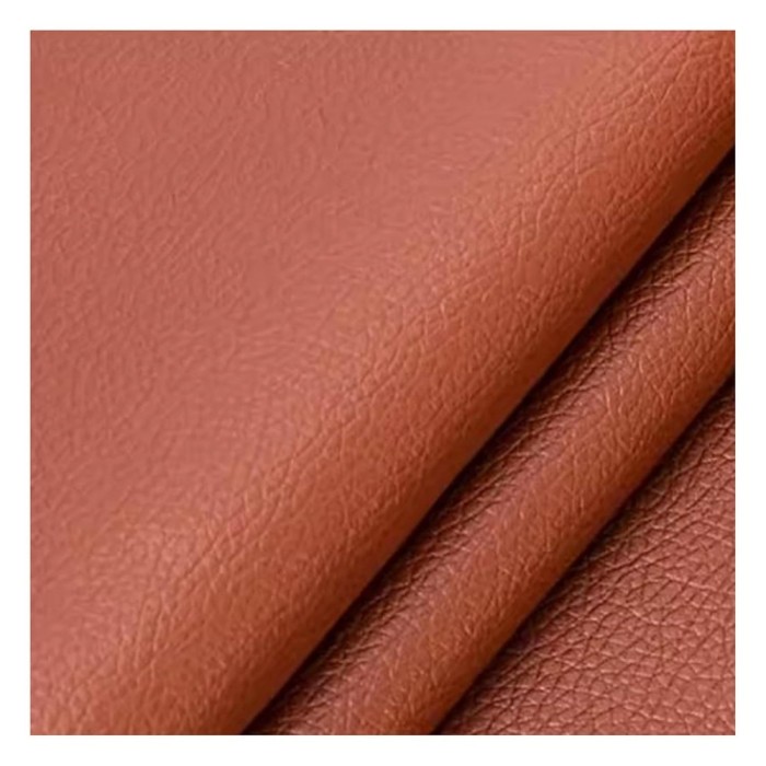 Rola de piele PU autoadeziva pentru reparatii Dikariya, 40 x 150 cm, rosu rubin