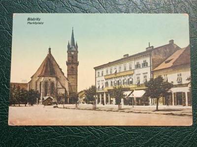 1918 - Bistrita, piata (jud. Bistrita-Nasaud) foto
