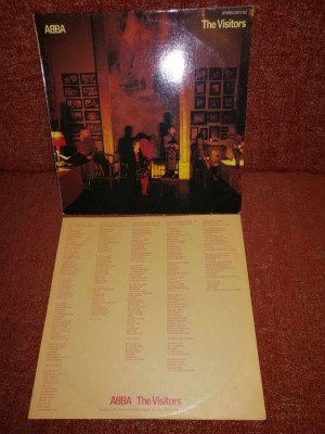 Abba The Visitors Polydor 1981 Ger vinil vinyl VG+ foto