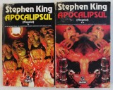 APOCALIPSUL de STEPHEN KING , VOL I - II , 1996 , COTORUL VOL II ESTE LIPIT CU SCOCI