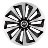 Set 4 capace roti Fox Gri-Negru R16 Compatibil Cu Hyundai, Autohelix MSA