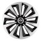 Set 4 capace roti Fox Gri-Negru R16 Compatibil Cu Hyundai