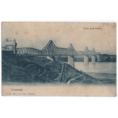 1908 - Constanta, podul peste Dunare (jud. Constanta)