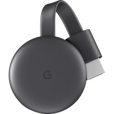 Mediaplayer Chromecast 3rd Generation Video, 512 MB RAM, Wi-Fi 5, Compatibil Disney+, Netflix, YouTube, HBO Now, YouTube TV, Negru foto