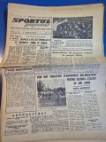 ziarul sportul popular 30 martie 1966 - meciul de fotbal petrolul - rapid