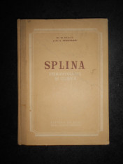 A. Athanasiu - Splina. Fiziopatologie si clinica (1954, editie cartonata) foto