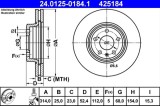 Disc frana ATE 24.0125-0184.1