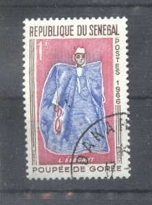 Senegal 1966 Costumes, used AE.265 foto