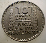 7.978 FRANTA 10 FRANCS FRANCI 1949, Europa, Cupru-Nichel