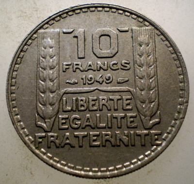 7.978 FRANTA 10 FRANCS FRANCI 1949 foto