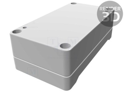 Carcasă universală HAMMOND 1555 policarbonat gri 65x120x40 mm foto