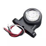 Lampa de gabarit 12 smd rosu cu alb 12v-24v, premium