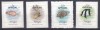 DB1 Fauna Marina Pesti Tonga Autoadezive 4 valori MNH, Nestampilat