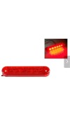 Lampa Laterala cu Led, lumina rosie, Gabarit, 12V -24V, 6 SMD, Resistenta La Apa