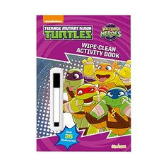 Half Shell Heroes Wipe-Clean Activity Book - Teenage Mutant Ninja Turtles