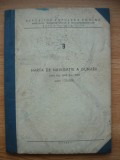 HARTA DE NAVIGATIE A DUNARII ( INTRE KM. 849 SI KM. 763 ) - 1963