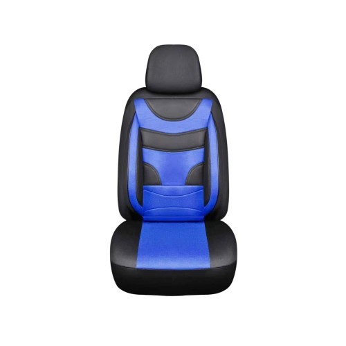 Huse Auto Universale 11 Piese Negru cu Albastru Compatibile Scaune Fata si Spate Cod: HNG1321-4 Automotive TrustedCars