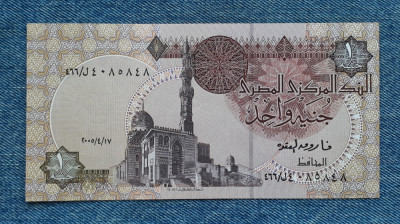 1 Pound 2005 Egipt / Egypt foto