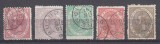 ROMANIA 1891 LP 48 REGELE CAROL I - 25 DE ANI DE DOMNIE SERIE STAMPILATA