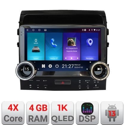 Navigatie Toyota Landcruiser 200 V8 2007-2015 cu navi si 360 Edotec 4+64 10.5 inch Incell 1K android Wifi 5Ghz gps internet KIT-381-360 CarStore Techn