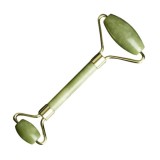 Cumpara ieftin Rola de jad pentru ingrijirea pielii, rola dubla din piatra naturala de jad, masaj facial si corporal, lifting, drenaj limfatic si relaxare