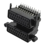 Conector scart mama, dublu, 21 pini, 253316