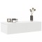 Gossi raft de perete cu sertare, alb, 60x26,5x15 cm, lemn prelucrat