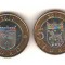 SV * FInlanda 2 x 5 EURO 2011 * Provincii: LAPLAND si TAVASTIA * bimetal UNC