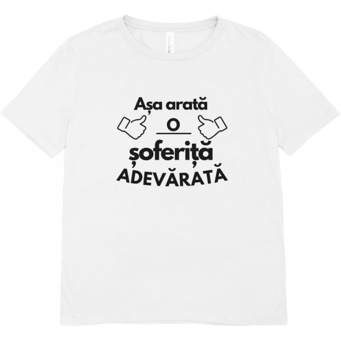Tricou , zAsa Arata o soferita Adevarata, , Cadou Personalizat pentru Femei soferite