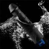 Vibrator Realistic Real Softee, Negru, 24 cm, Lovetoy