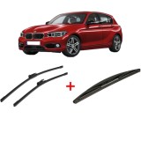 Cumpara ieftin Set 3 stergatoare BMW Seria 1 (F20) 2011 - 2019, pentru parbriz si luneta, Bosch Twin