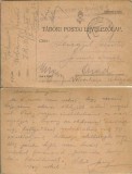 CP1774N T&aacute;bori postai levelezőlap/carte poștală militară cu ștampila M kir 51 gyalogezred von Boroevic expediată la Arad, Feldpost 37