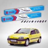 Cumpara ieftin Ștergătoare Renault Clio I Faza 2/3 Hatchback 1994-1998 | Set Față Flat Premium &ndash; TeamCar&reg;