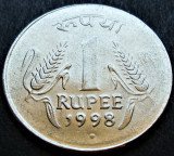 Cumpara ieftin Moneda 1 RUPIE - INDIA, anul 1998 * cod 2501 = UNC, Asia