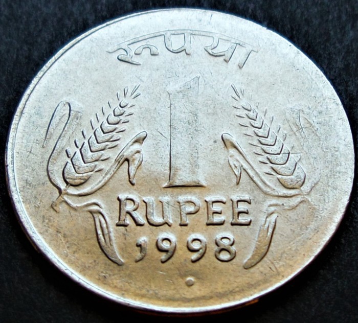 Moneda 1 RUPIE - INDIA, anul 1998 * cod 2501 = UNC