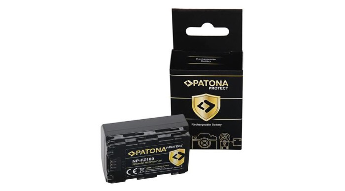 PATONA Protect Baterie Sony NP-FZ100 A7 III A7M3 Alpha 7 III A7 R III A7RM3 - Patona Protect