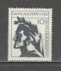 Germania.1971 650 ani moarte Dante Alighieri-poet MG.283, Nestampilat