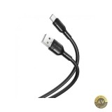 Cablu Date si Incarcare USB-A - USB-C BLUE Power BNB212 18W 1m Negru