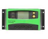 Regulator Tensiune Panou Solar 30A 12V 24V cu 2 Porturi USB Controler Incarcare